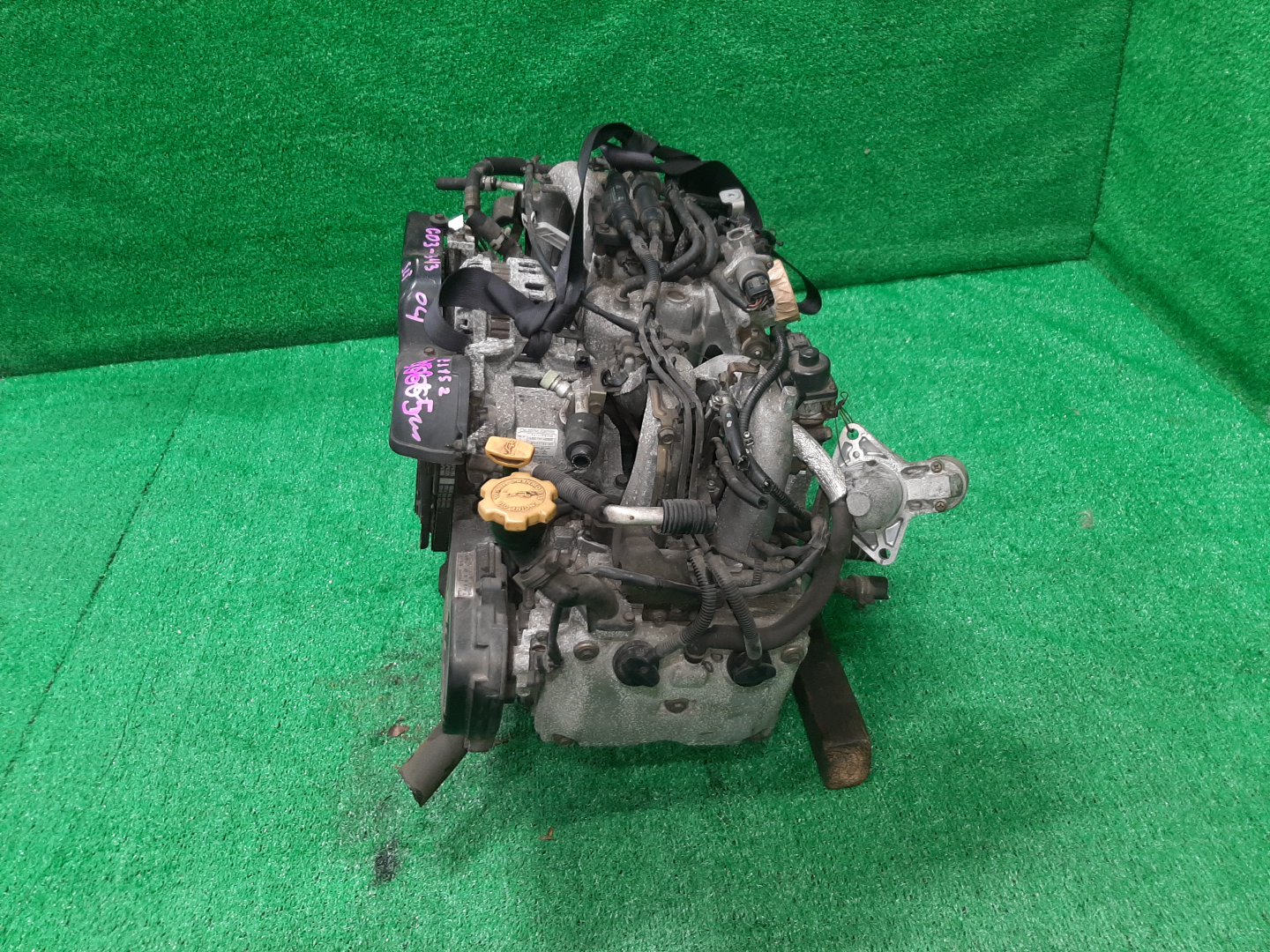 Двигатель SUBARU IMPREZA GG2, GG3, GD3, GD2 EJ152 EJ152DW6AE 4 ракурс