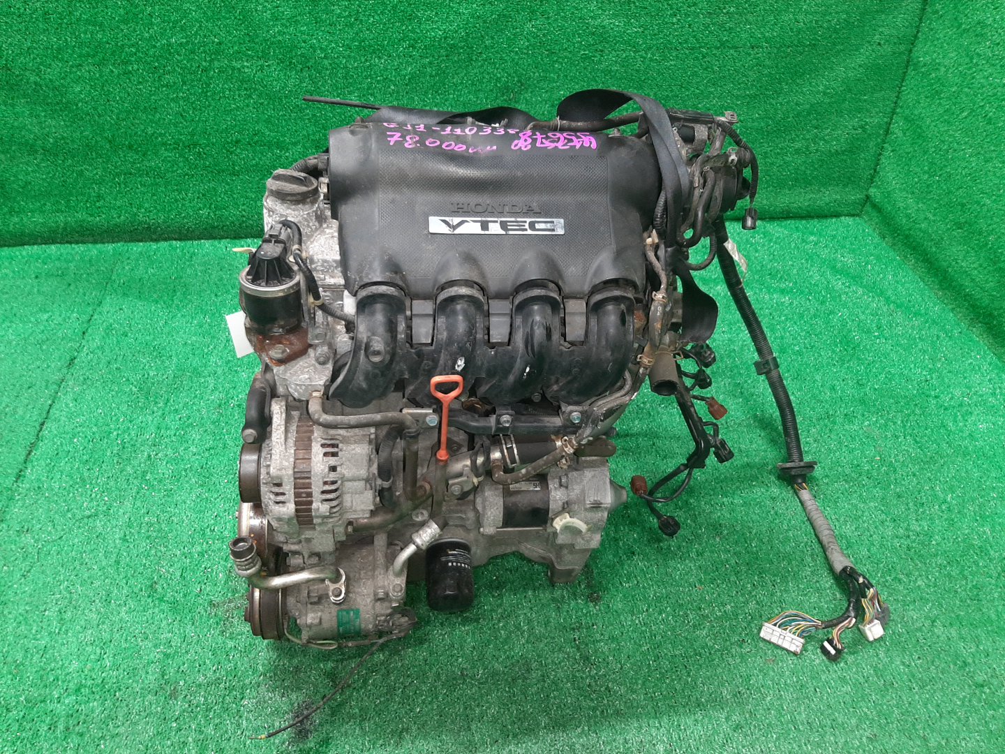Двигатель HONDA AIRWAVE GJ1, GJ2 L15A VTEC 4 ракурс