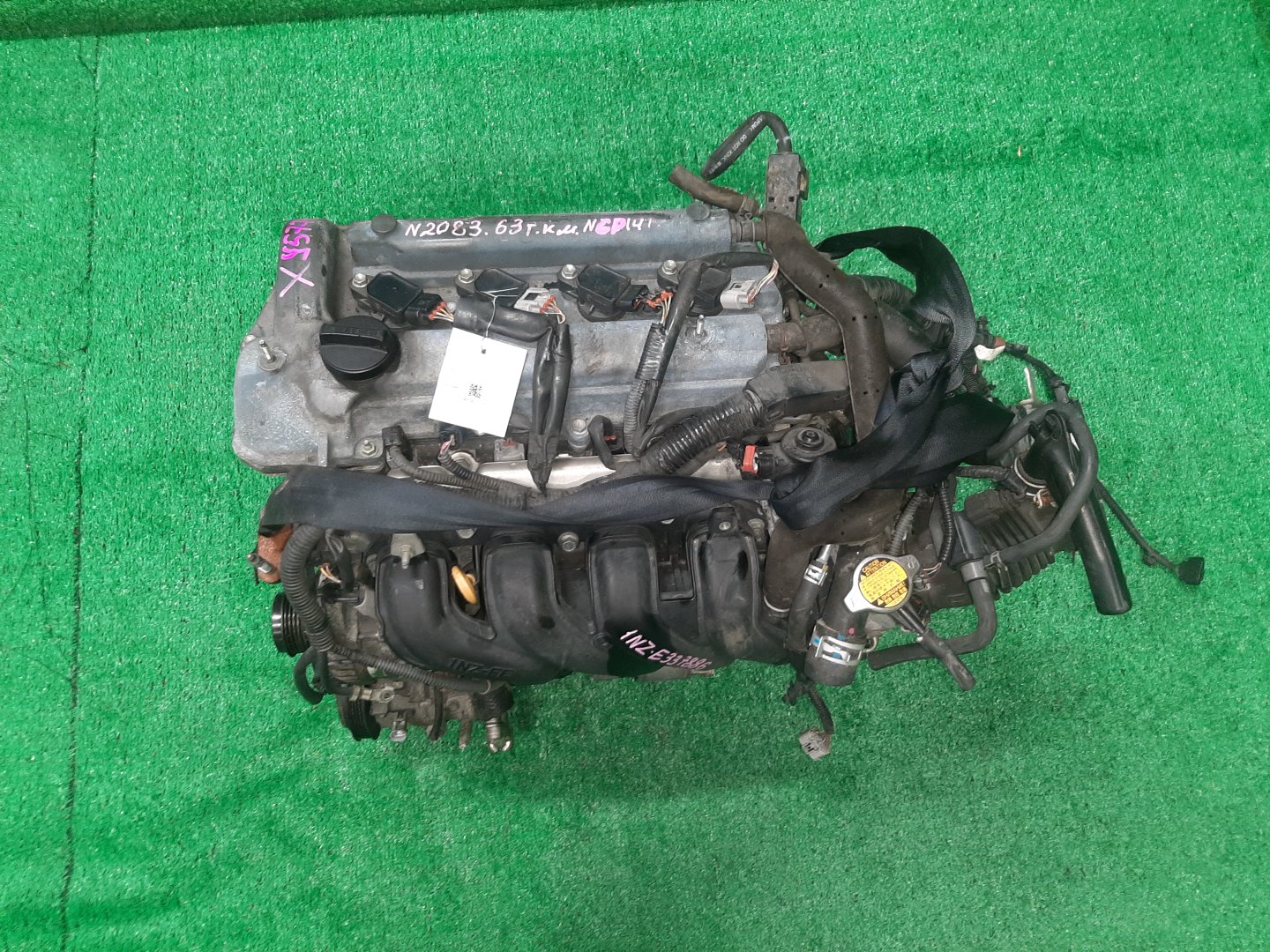 Двигатель TOYOTA IST, VITZ, PROBOX, COROLLA FIELDER, RACTIS, AURIS, PORTE, SIENTA, SUCCEED, COROLLA RUMION, SPADE, TREZIA, COROLLA  AXIO NCP110, NCP115, NCP91, NCP131, NCP160V, NCP165V, NZE144G, NZE164G, NZE161G, NZE141G, NCP120, NCP100, NCP105, NCP1