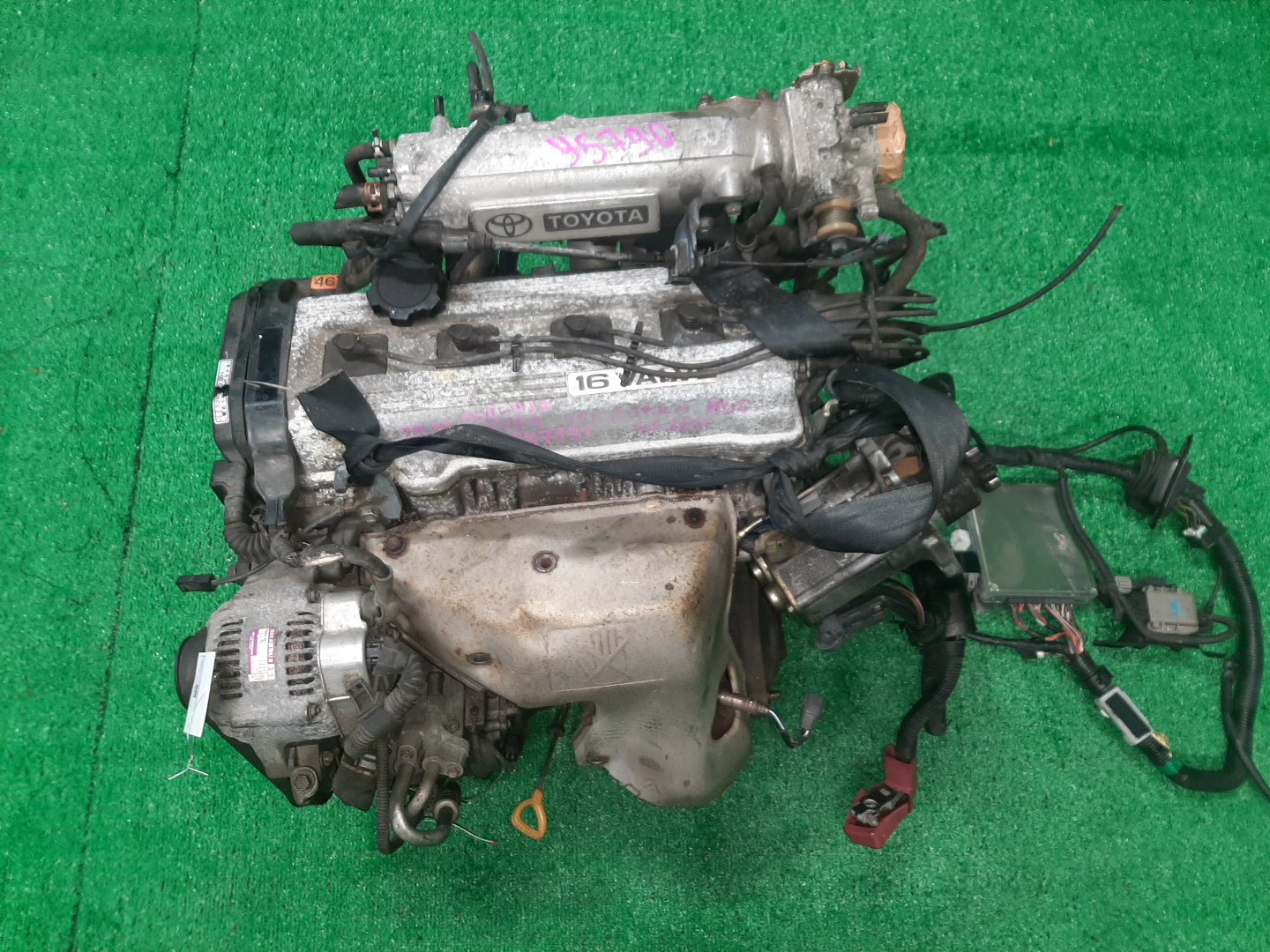 Двигатель TOYOTA CALDINA, CAMRY, CARINA, CORONA, CORONA EXIV, VISTA, CURREN, CARINA ED ST190G, SV30, SV40, ST190, ST180, ST200, ST208 4S-FE TPAM 1 ракурс