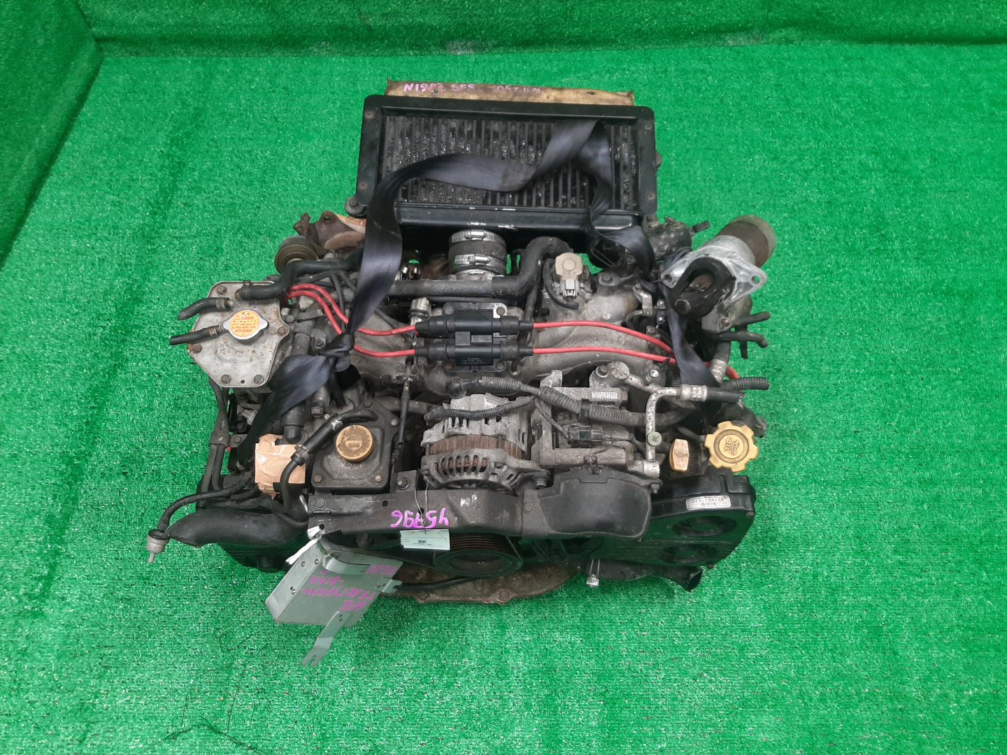 Двигатель SUBARU FORESTER SF5 EJ20G EJ20GDW1NY 1 ракурс