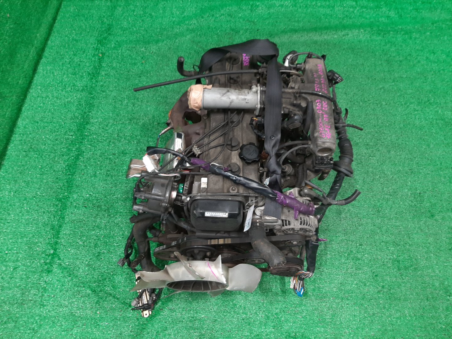 Двигатель TOYOTA CHASER, CRESTA, CROWN, MARK II GX100, GS171W, GS171, GS151 1G-FE TPAM 1 ракурс