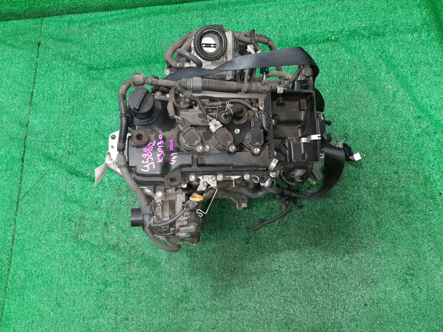 Двигатель TOYOTA VITZ KSP130 1KR-FE 2MOD 1 ракурс