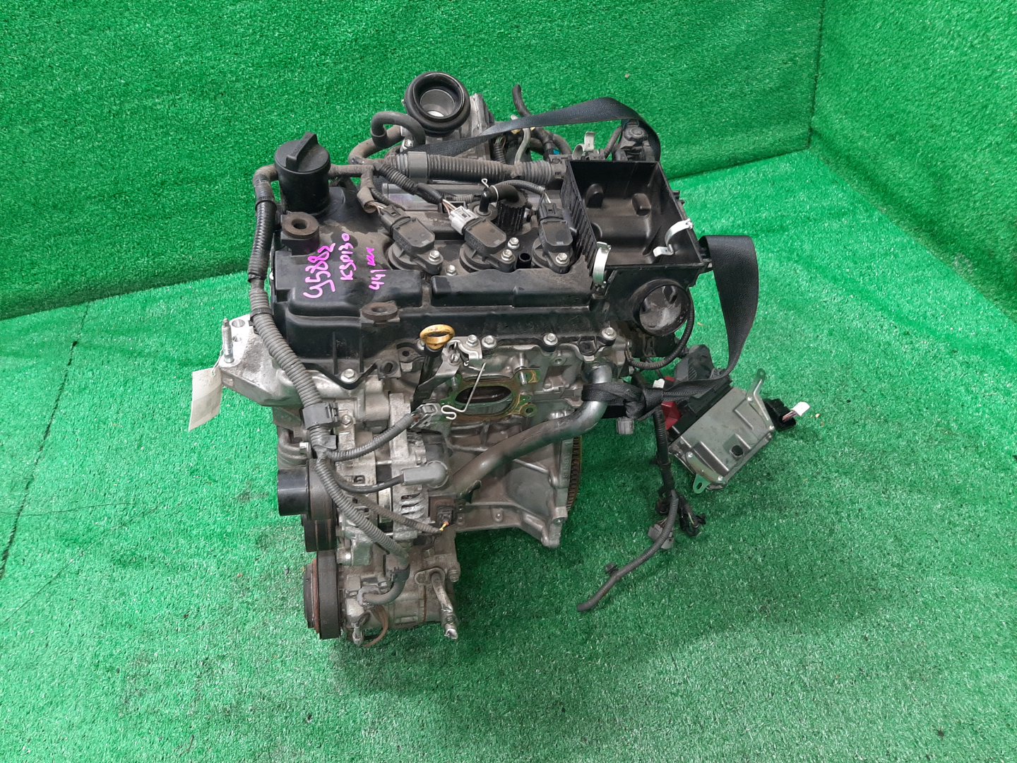 Двигатель TOYOTA VITZ KSP130 1KR-FE 2MOD 4 ракурс