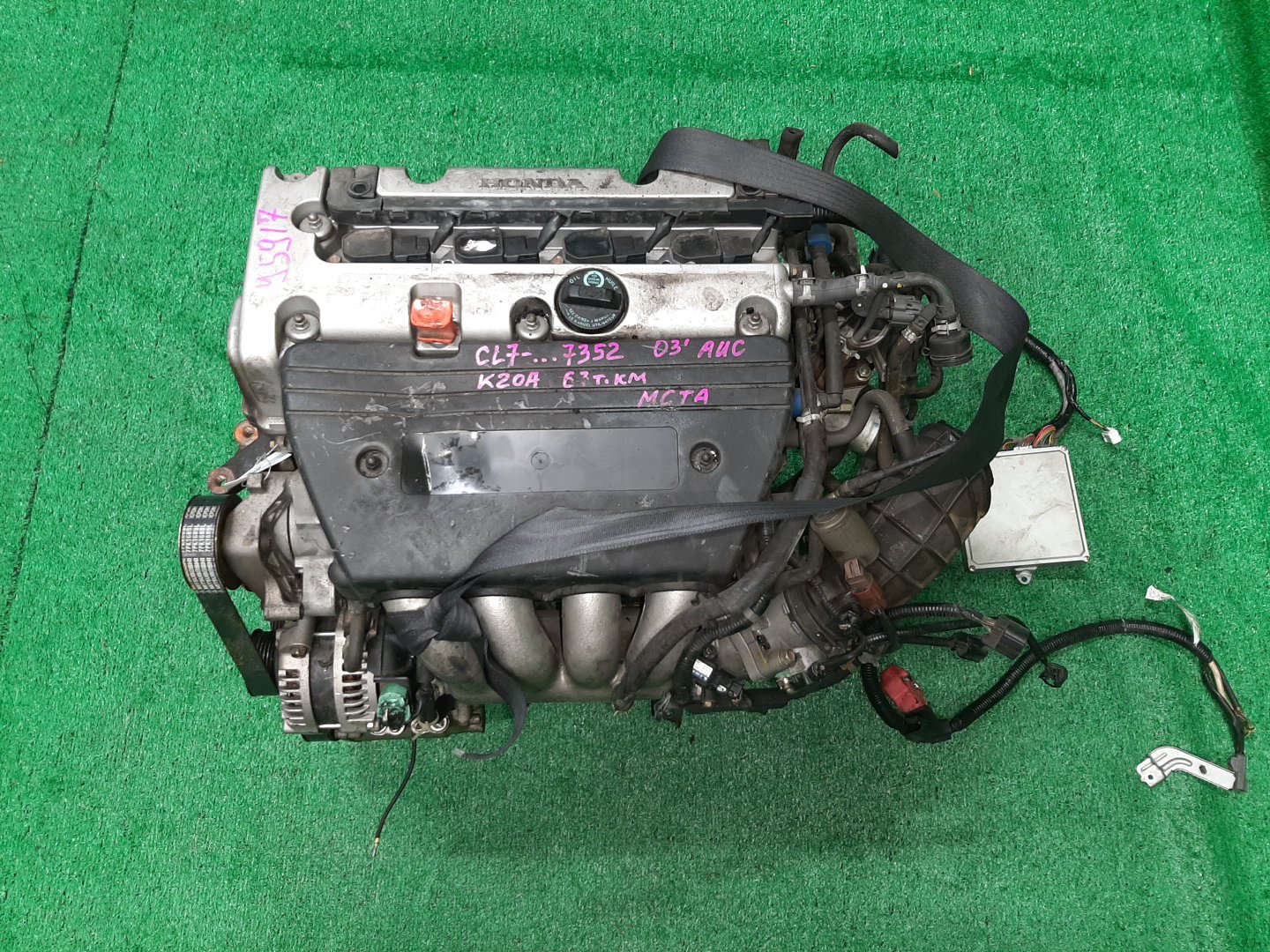Двигатель HONDA ACCORD CL7, CL8, CM1 K20A 6008303 1 ракурс