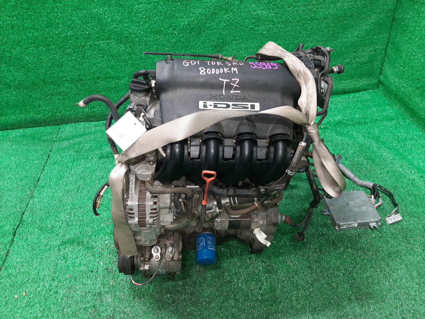 Двигатель HONDA FIT ARIA, FIT GD6, GD7, GD2, GD1 L13A I-DSI 4 ракурс