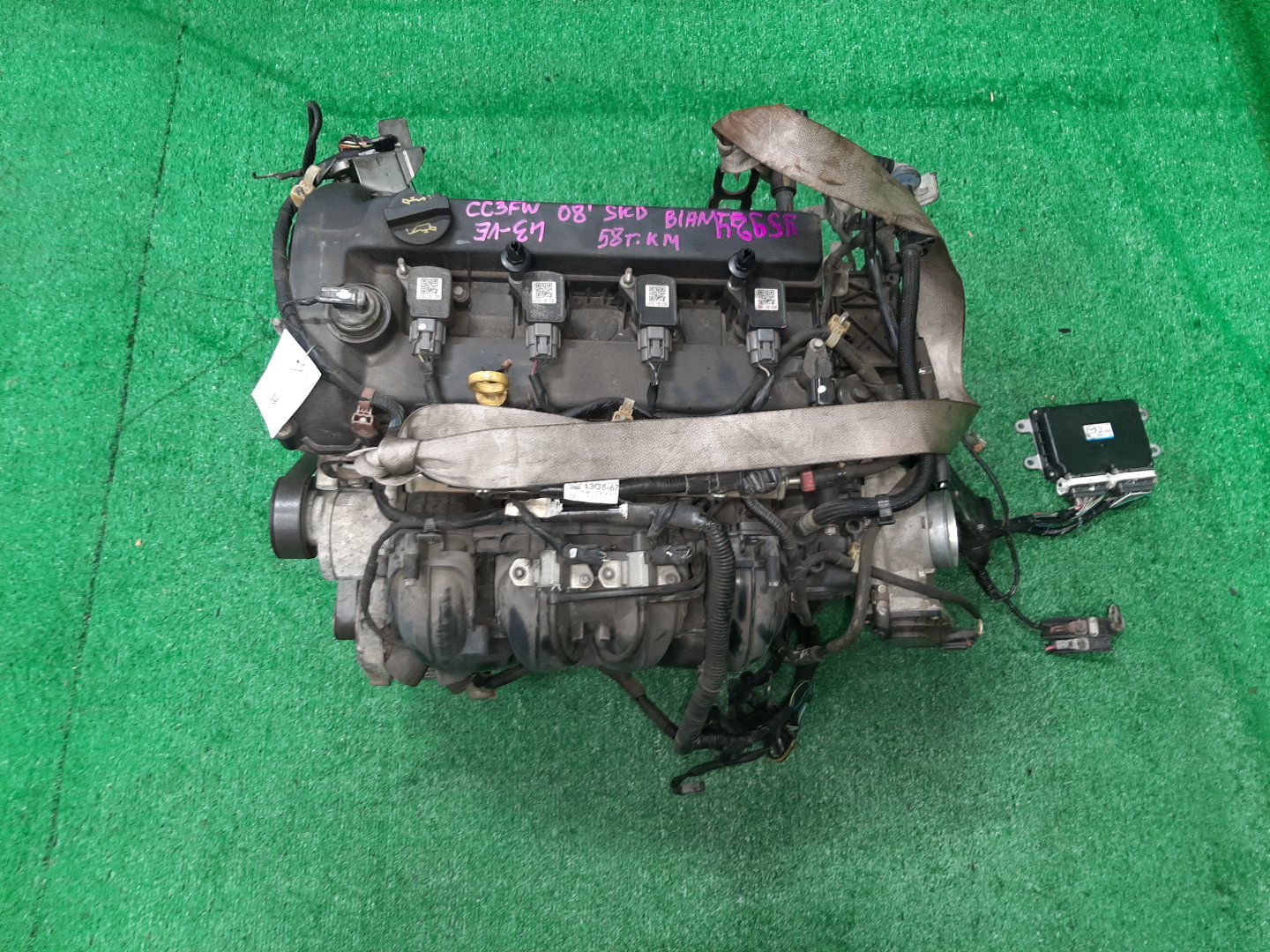 Двигатель MAZDA PREMACY, AXELA, BIANTE CR3W, BK3P, CC3FW L3-VE 2MOD 1 ракурс