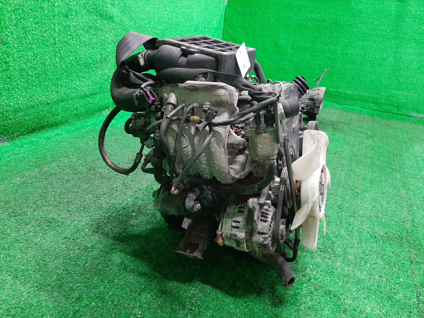 Двигатель MITSUBISHI PAJERO MINI H56A 4A30T 20VALVE 3 ракурс
