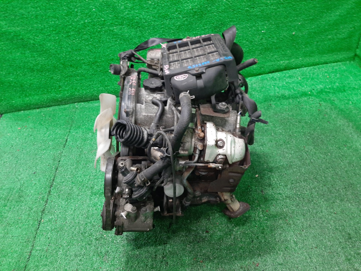 Двигатель MITSUBISHI PAJERO MINI H56A 4A30T 20VALVE 4 ракурс
