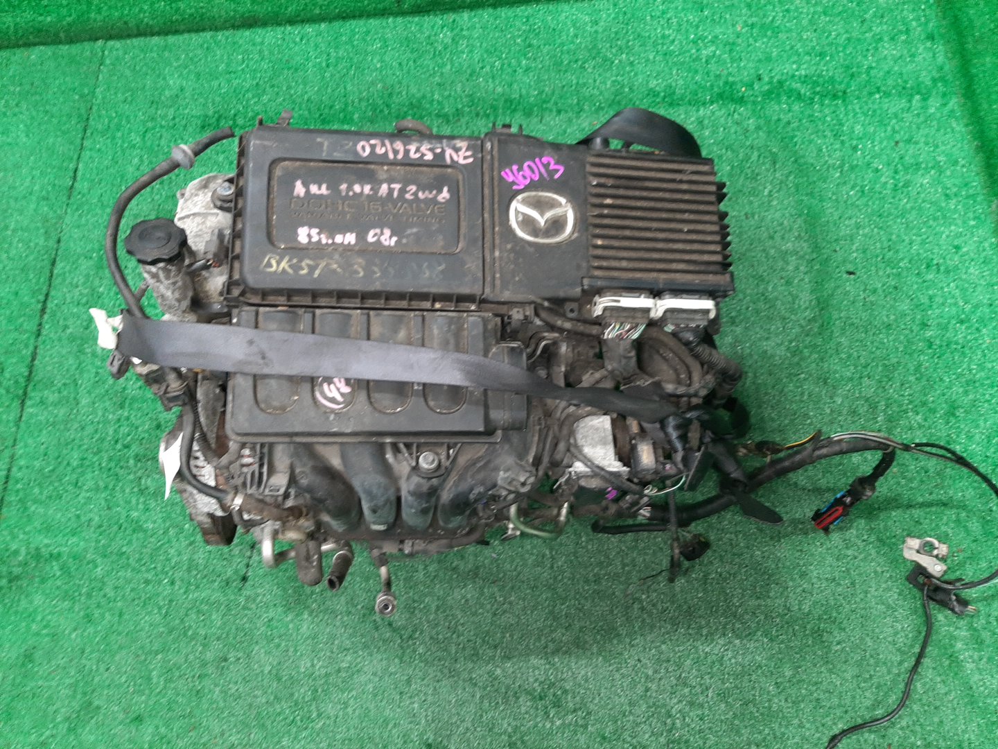 Двигатель MAZDA AXELA BK5P ZY-VE ELECTRO 1 ракурс