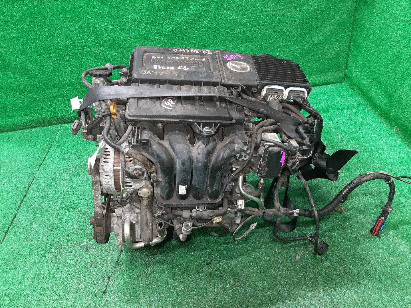 Двигатель MAZDA AXELA BK5P ZY-VE ELECTRO 4 ракурс