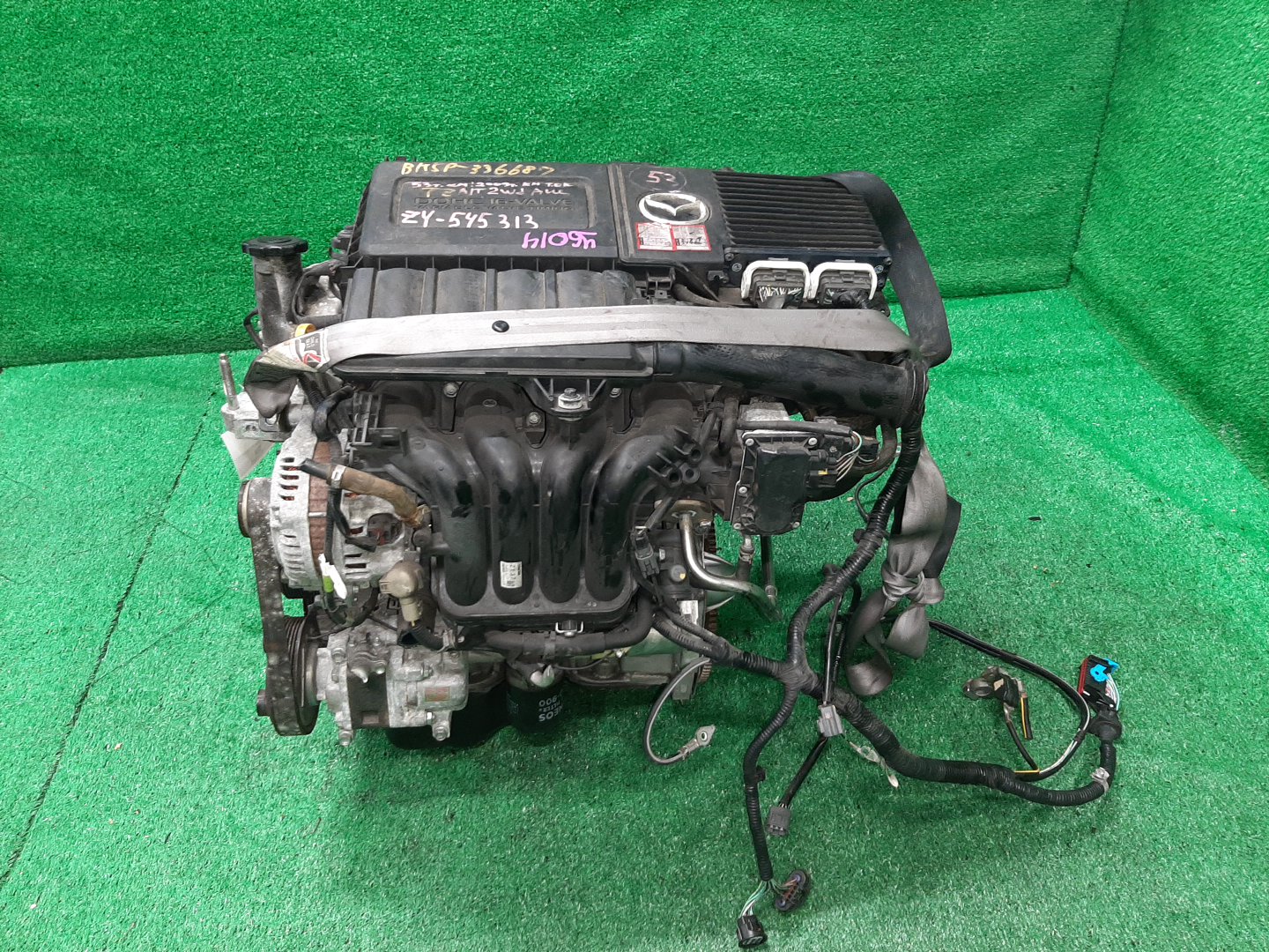 Двигатель MAZDA AXELA BK5P ZY-VE ELECTRO 4 ракурс