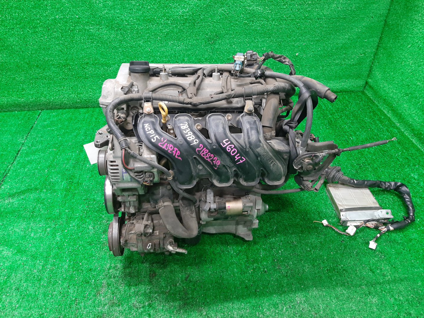 Двигатель TOYOTA PLATZ, VITZ NCP16, NCP15 2NZ-FE MEX 4 ракурс