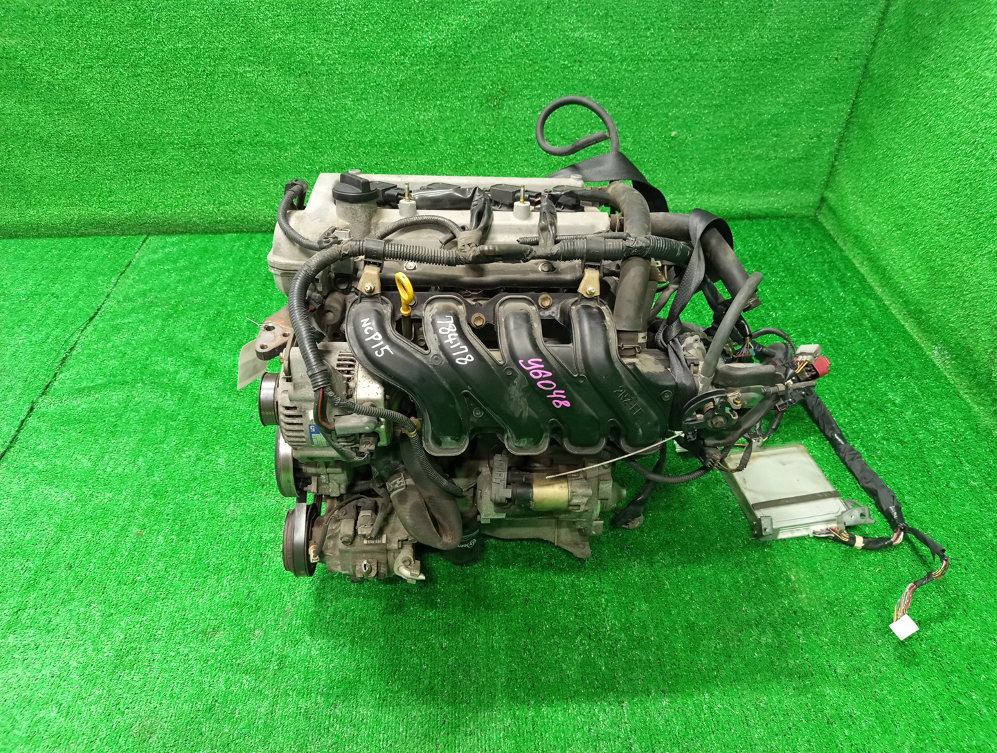 Двигатель TOYOTA PLATZ, VITZ NCP16, NCP15 2NZ-FE MEX 4 ракурс