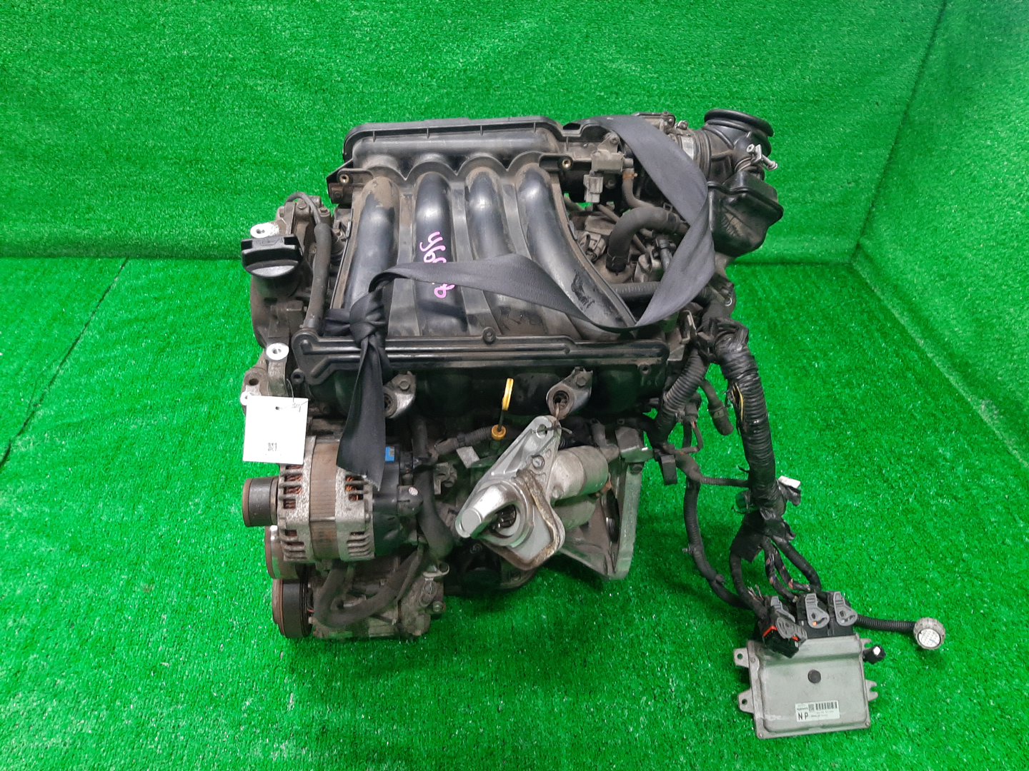 Двигатель NISSAN SERENA CNC25 MR20DE 320950A 4 ракурс