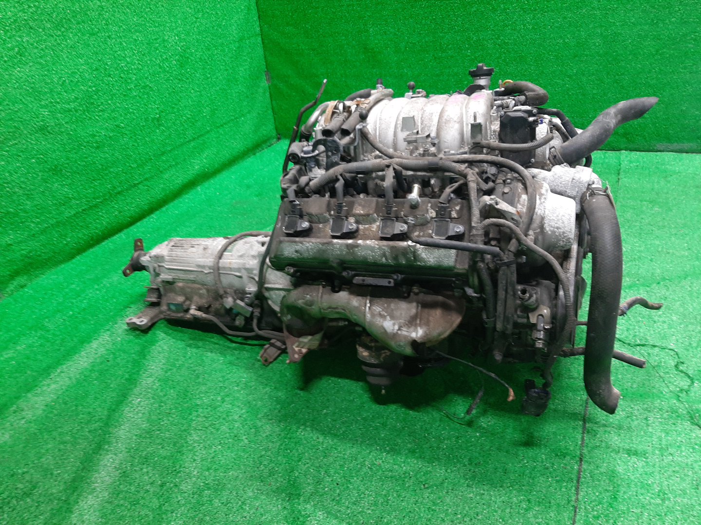 Двигатель TOYOTA CELSIOR UCF31, UCF30 3UZ-FE SET, 1MOD 3 ракурс