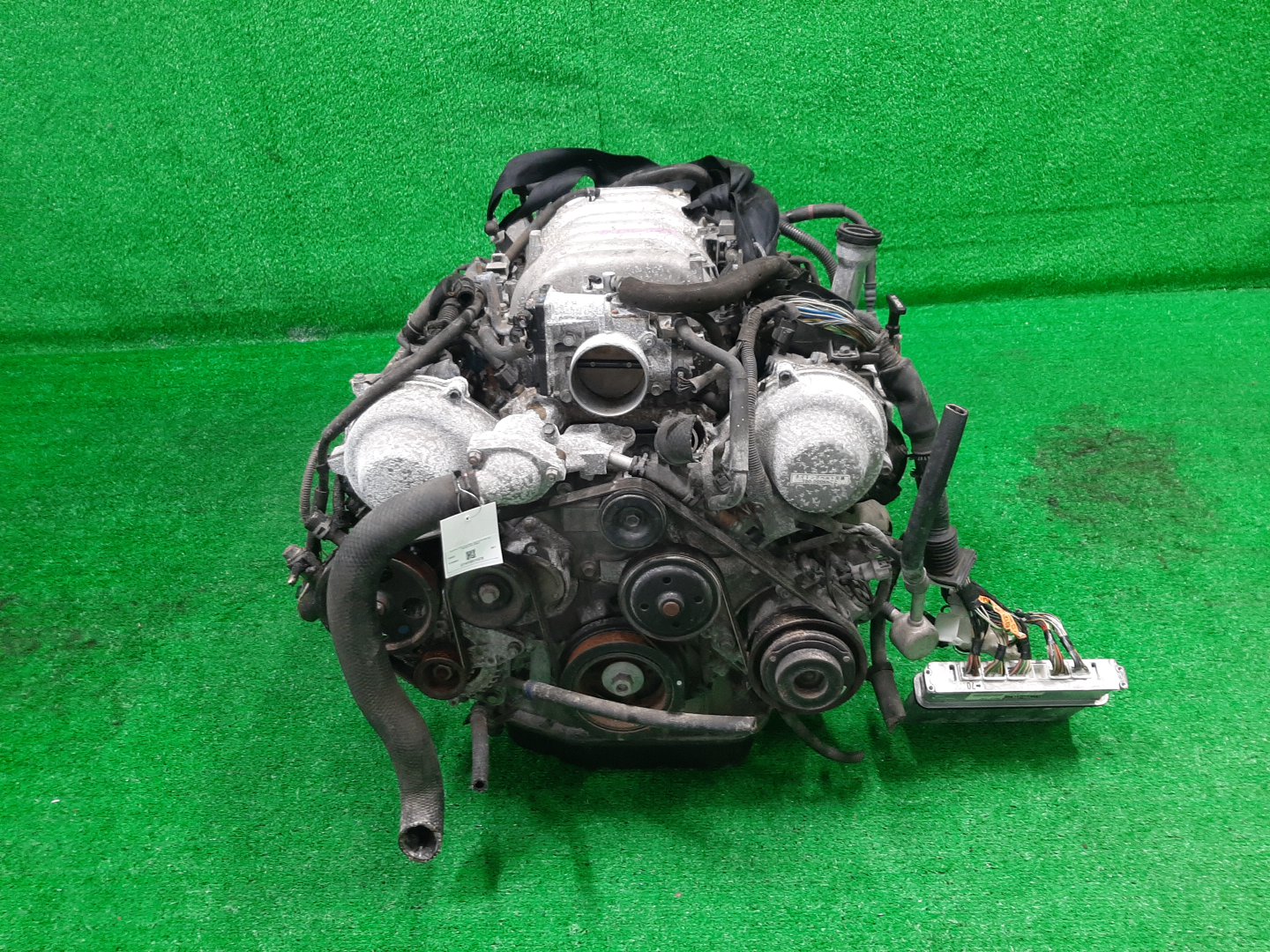 Двигатель TOYOTA SOARER, SC430 UZZ40 3UZ-FE SET, 1MOD 2 ракурс