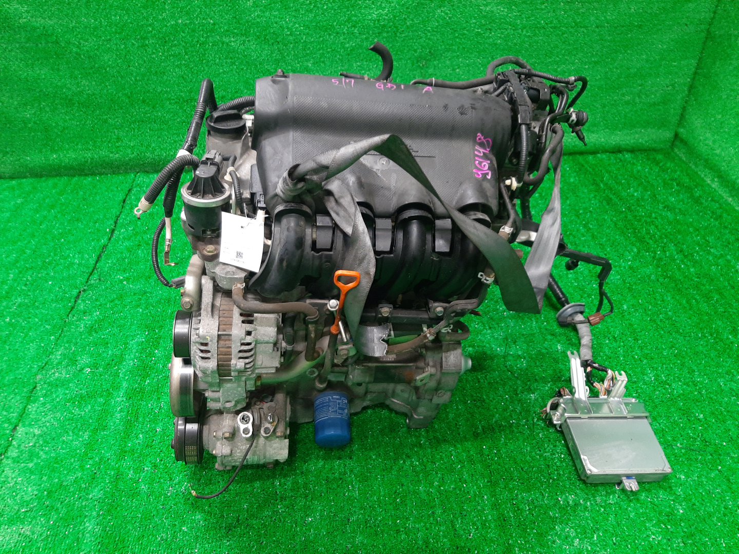 Двигатель HONDA FIT ARIA, FIT GD6, GD7, GD2, GD1 L13A I-DSI 4 ракурс