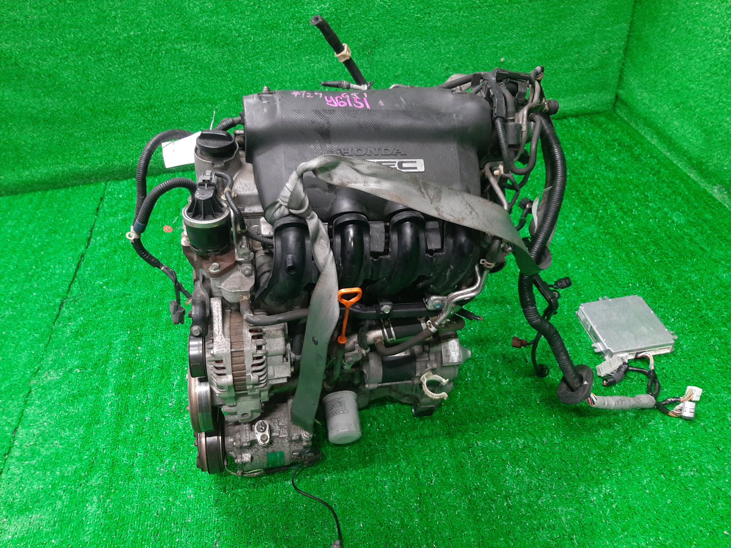Двигатель HONDA AIRWAVE GJ1, GJ2 L15A VTEC 4 ракурс