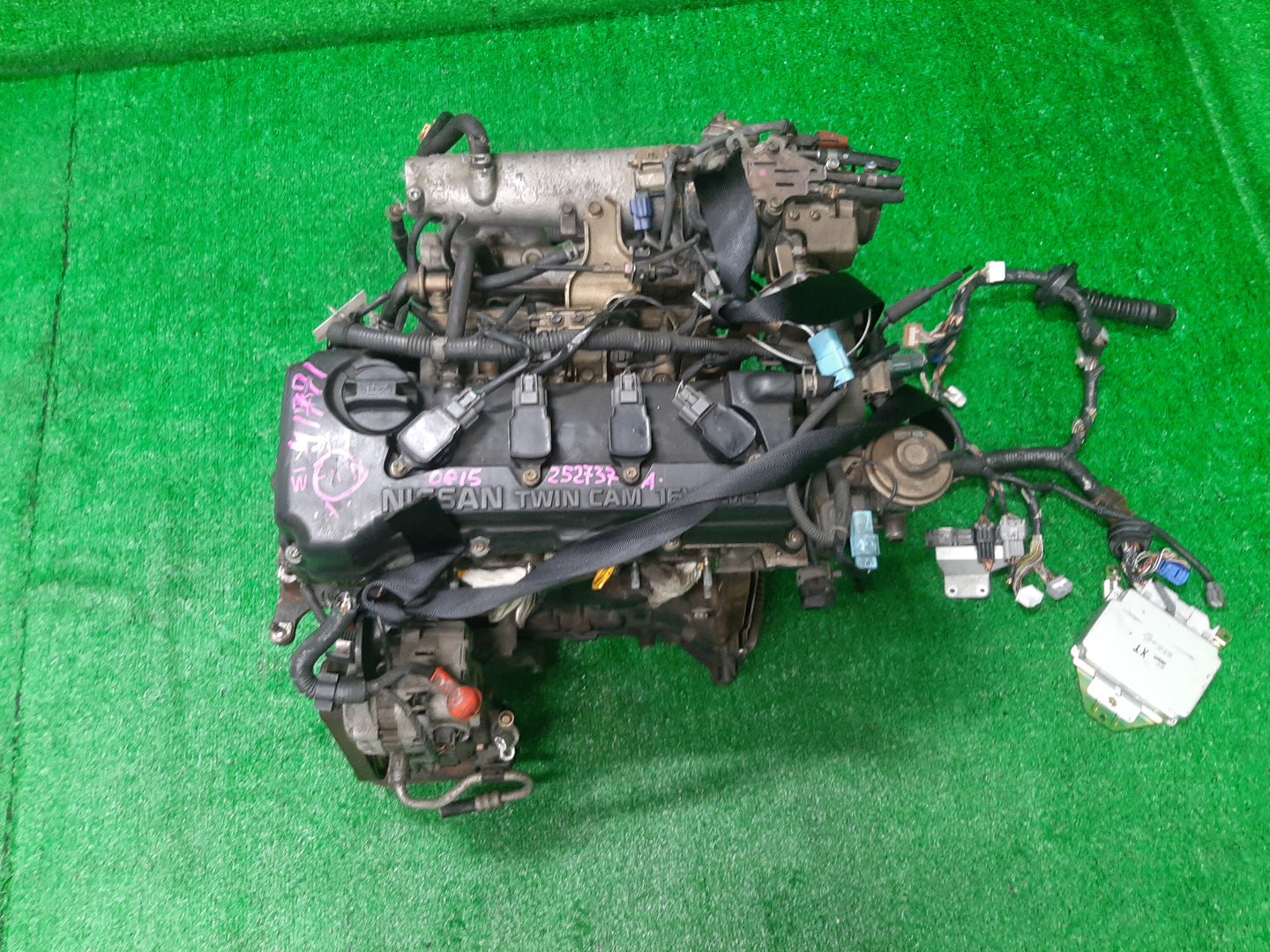 Двигатель NISSAN AD, SUNNY, WINGROAD, ALMERA, BLUEBIRD SYLPHY Y11, VFY11, FB15, WFY11, N16, FG10 QG15DE MEXAH 1 ракурс