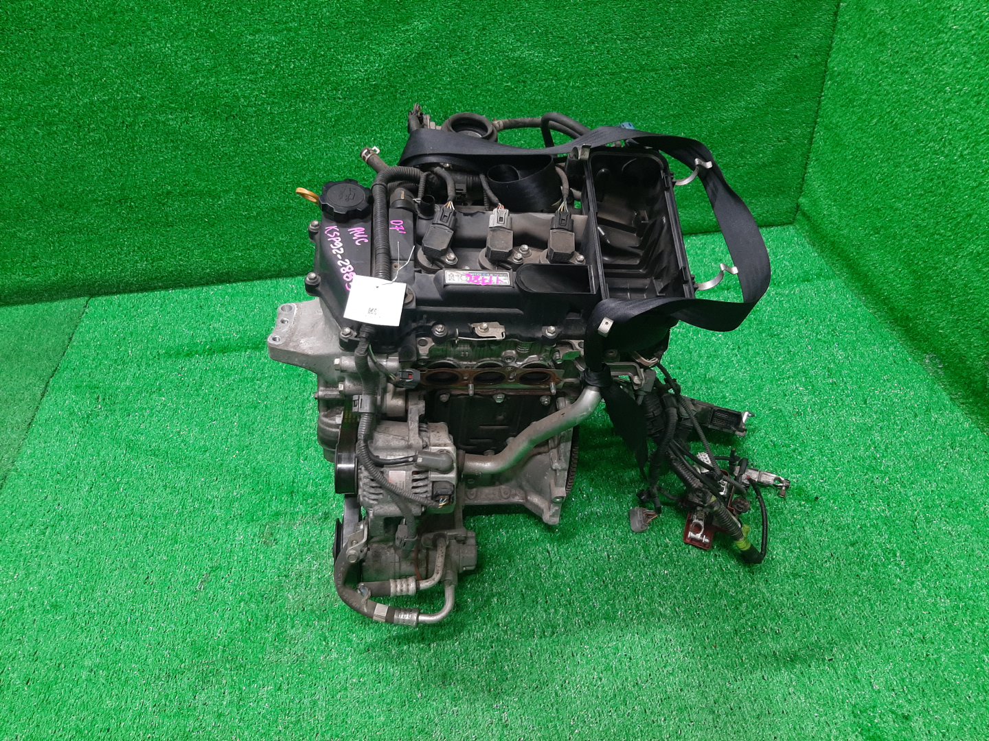 Двигатель TOYOTA BELTA KSP92 1KR-FE 0480692 4 ракурс