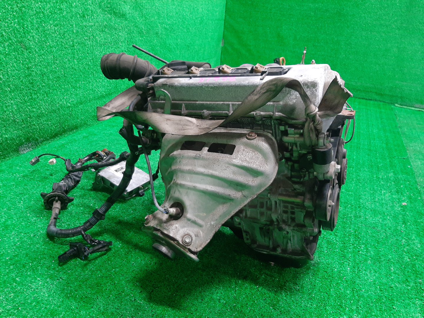 Двигатель TOYOTA COROLLA FIELDER ZZE122G 1ZZ-FE MEX 3 ракурс
