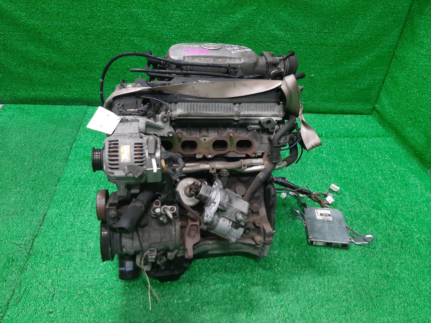 Двигатель TOYOTA CALDINA ST210G 3S-GE BEAMS 4 ракурс