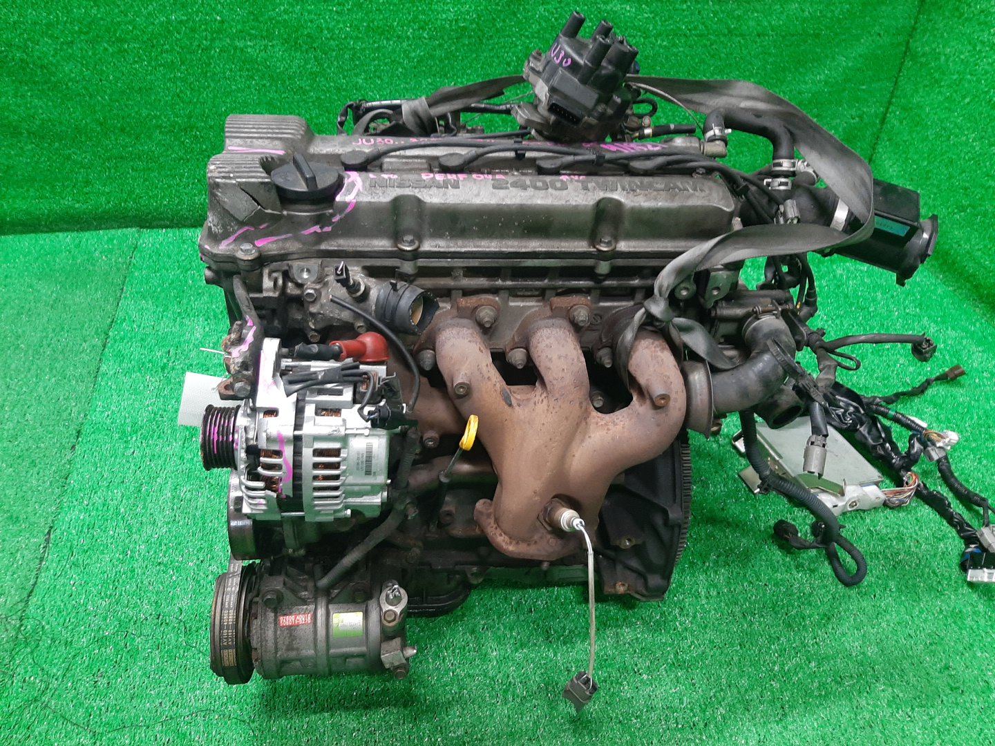 Двигатель NISSAN BASSARA, PRESAGE JU30, U30 KA24DE 211302U 4 ракурс