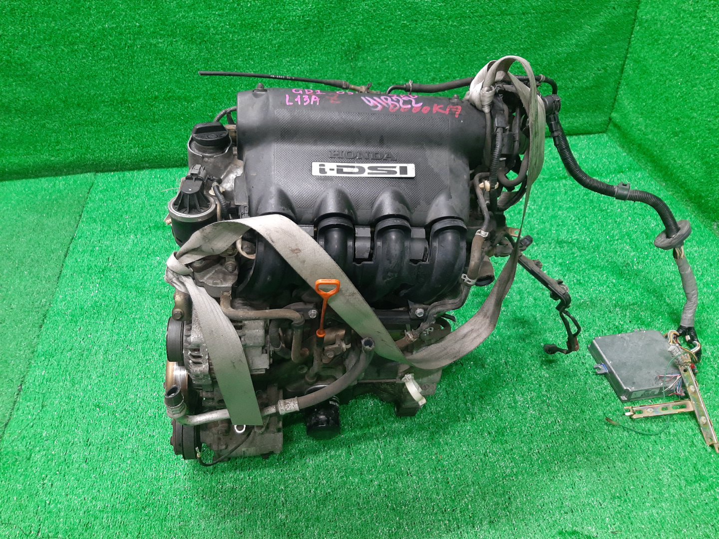 Двигатель HONDA FIT ARIA, FIT GD6, GD7, GD2, GD1 L13A I-DSI 4 ракурс
