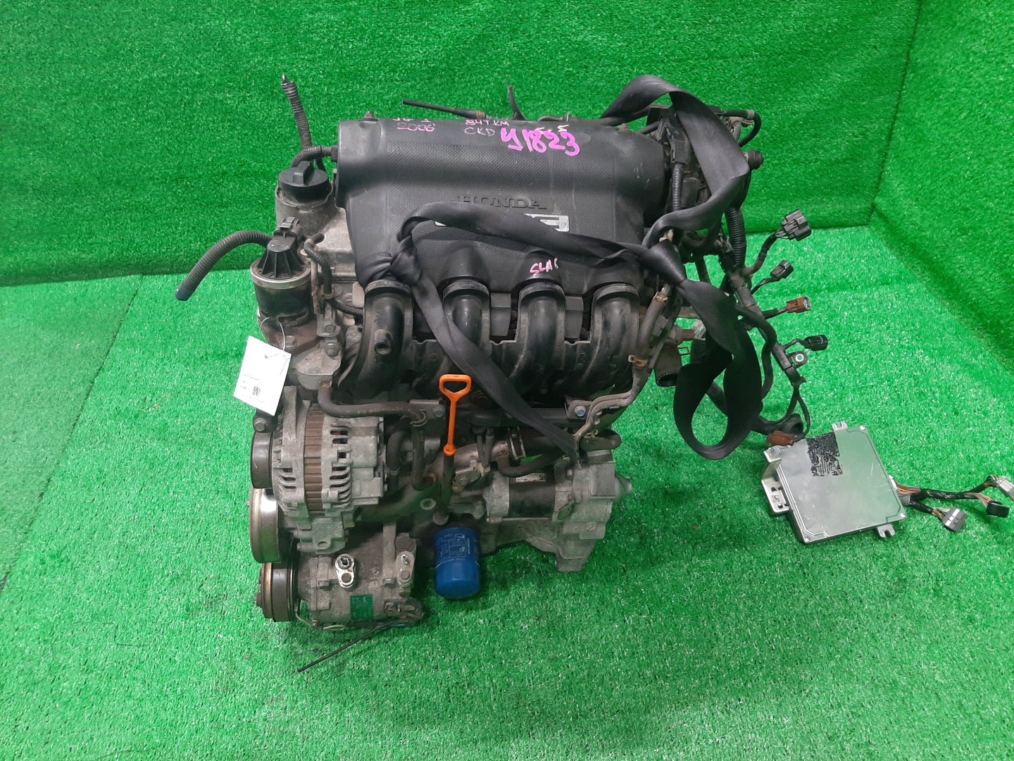 Двигатель HONDA AIRWAVE GJ1, GJ2 L15A VTEC 4 ракурс