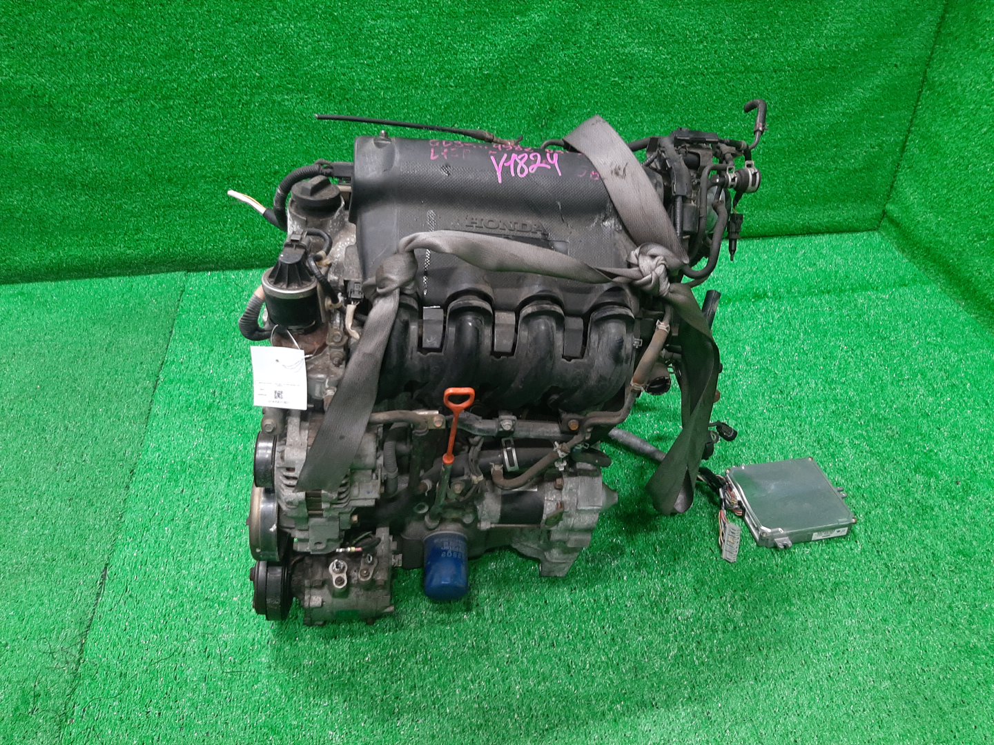 Двигатель HONDA FIT ARIA GD9, GD8 L15A I-DSI 4 ракурс