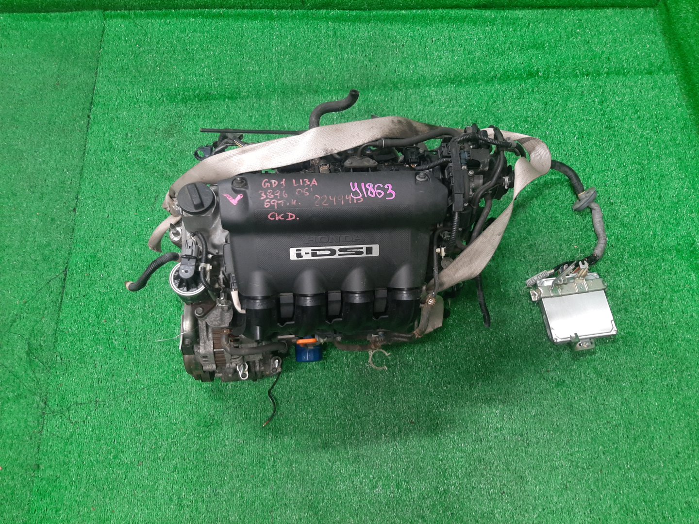 Двигатель HONDA FIT ARIA, FIT GD6, GD7, GD2, GD1 L13A I-DSI 1 ракурс