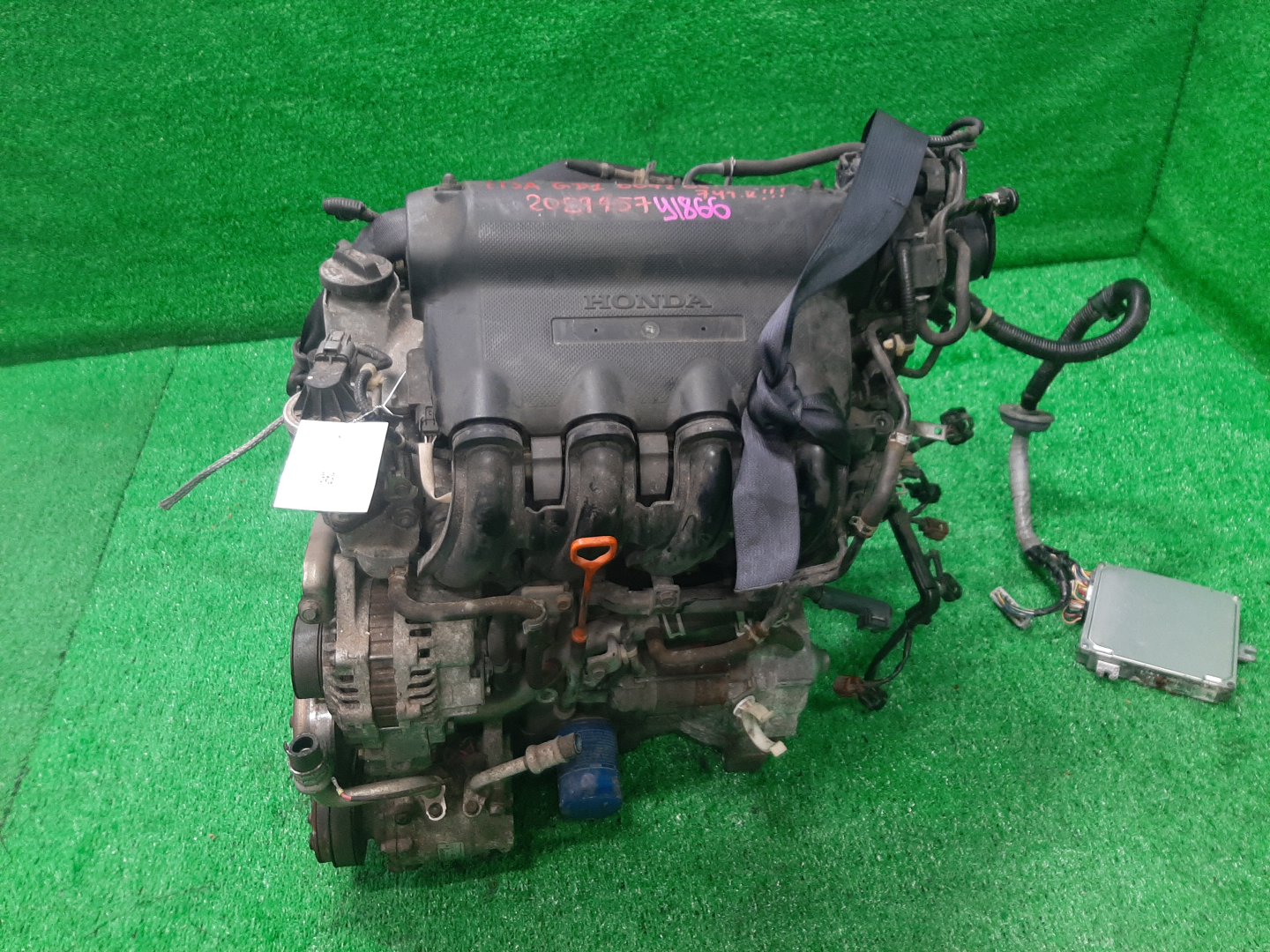 Двигатель HONDA FIT ARIA, FIT GD6, GD7, GD2, GD1 L13A I-DSI 4 ракурс