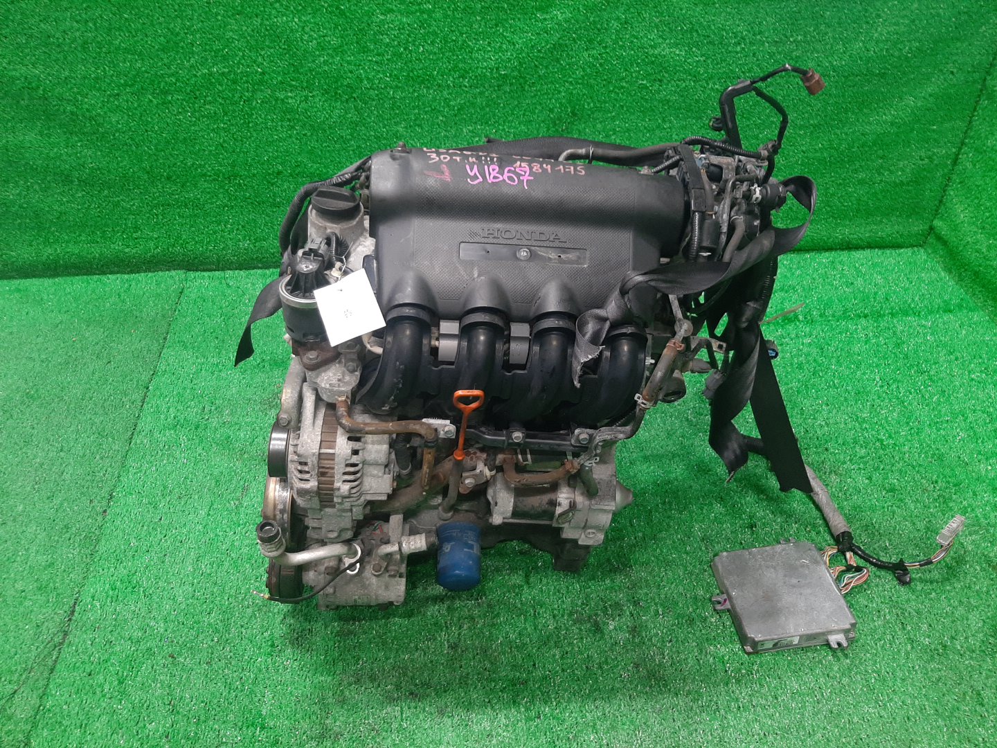Двигатель HONDA FIT ARIA, FIT GD6, GD7, GD2, GD1 L13A I-DSI 4 ракурс
