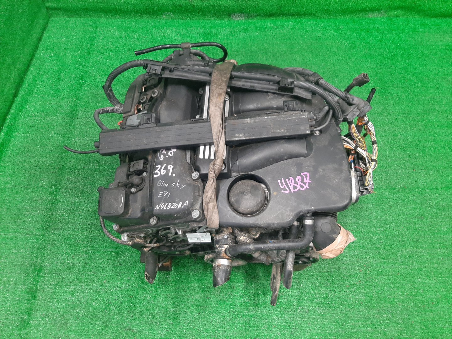Двигатель BMW 3-Series, 120i, 320i E90, E91, E87, E93, E92 N46B20BA N46B20BA 1 ракурс