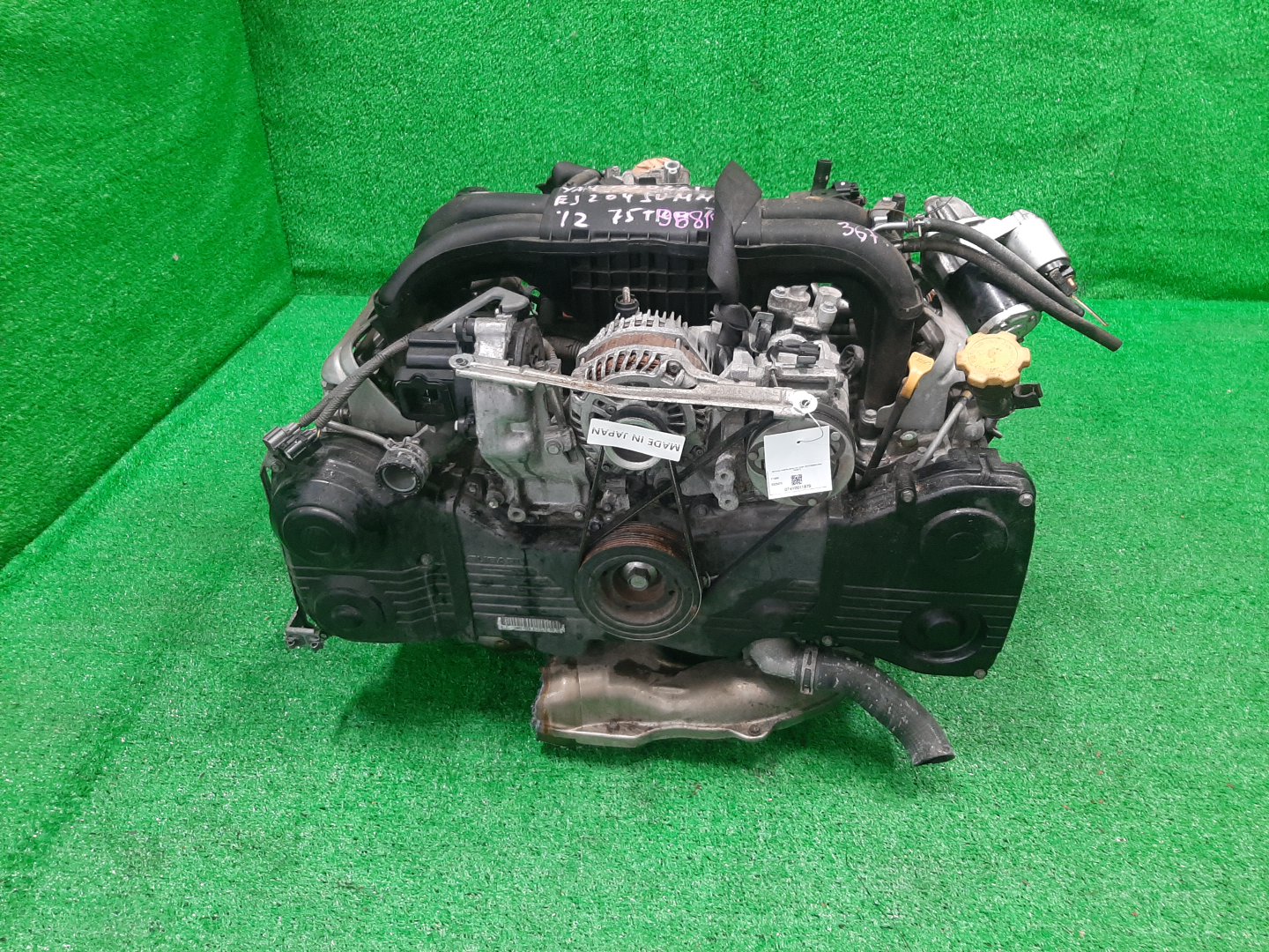 Двигатель SUBARU EXIGA YA5, YA4 EJ204 EJ204JUMME 2 ракурс