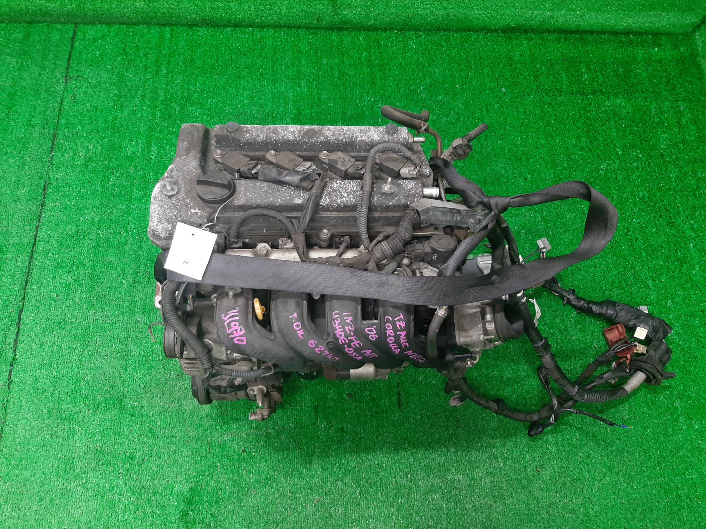 Двигатель TOYOTA COROLLA, COROLLA SPACIO, COROLLA FIELDER, ALLEX, COROLLA RUNX, WILL VS NZE121, NZE121N, NZE121G, NZE127 1NZ-FE ELECTRO 1 ракурс