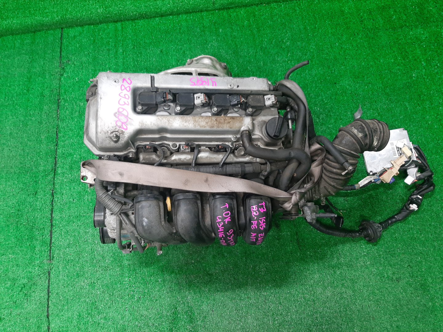 Двигатель TOYOTA CALDINA, CELICA, COROLLA, PREMIO, COROLLA SPACIO, ISIS, WISH, ALLION, COROLLA FIELDER, ALLEX, COROLLA RUNX, WILL VS, FIELDER ZGE20W, ZZT240, ZZT241W, ZZT230, ZZE122, ZNM10, ZNM10W, ZNM10G, ZNE10, ZNE10G, ZZE127 1ZZ-FE MEX 1 ракурс