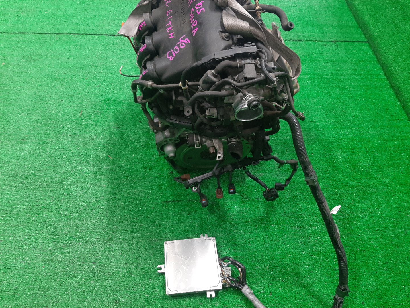 Двигатель HONDA FIT ARIA, FIT GD6, GD7, GD2, GD1 L13A I-DSI 5 ракурс