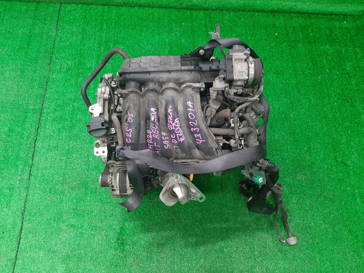 Двигатель NISSAN LANDY, SERENA SC25, CC25, C25 MR20DE 433201A 1 ракурс Двигатель NISSAN LANDY, SERENA SC25, CC25, C25 MR20DE 433201A 1 ракурс