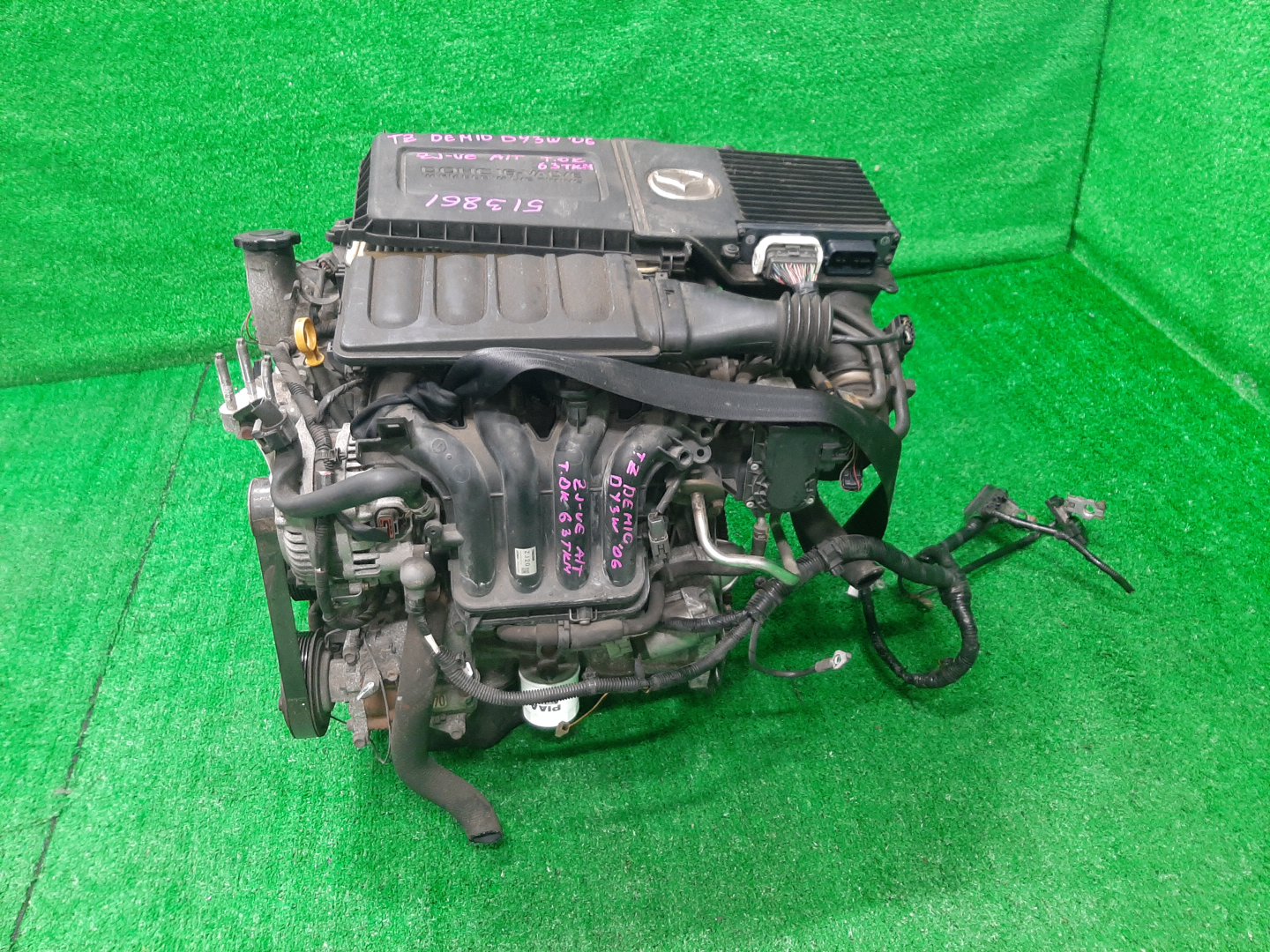 Двигатель MAZDA DEMIO DY3W ZJ-VE ELECTRO 4 ракурс