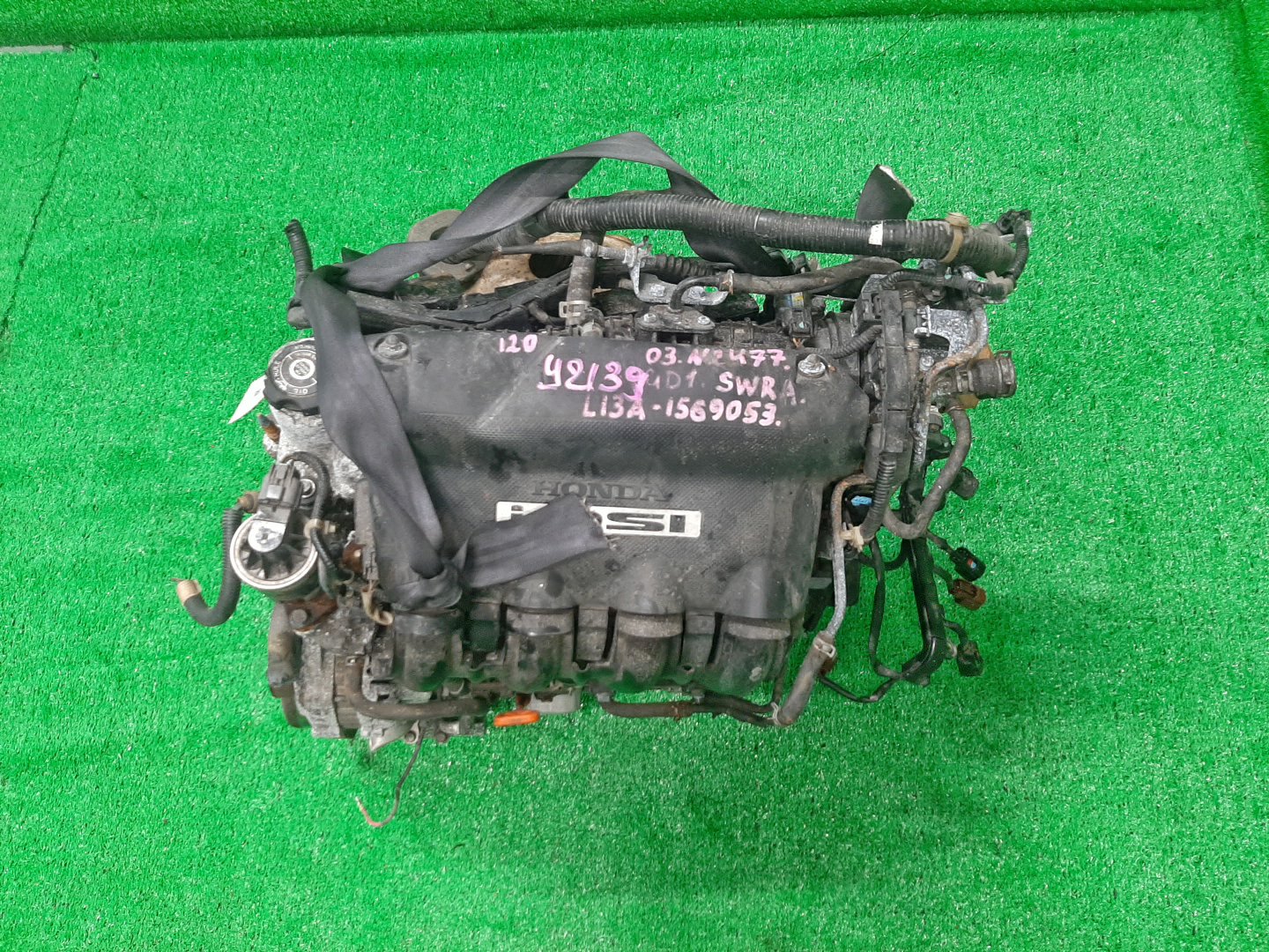 Двигатель HONDA FIT ARIA, FIT GD6, GD7, GD2, GD1 L13A I-DSI 1 ракурс