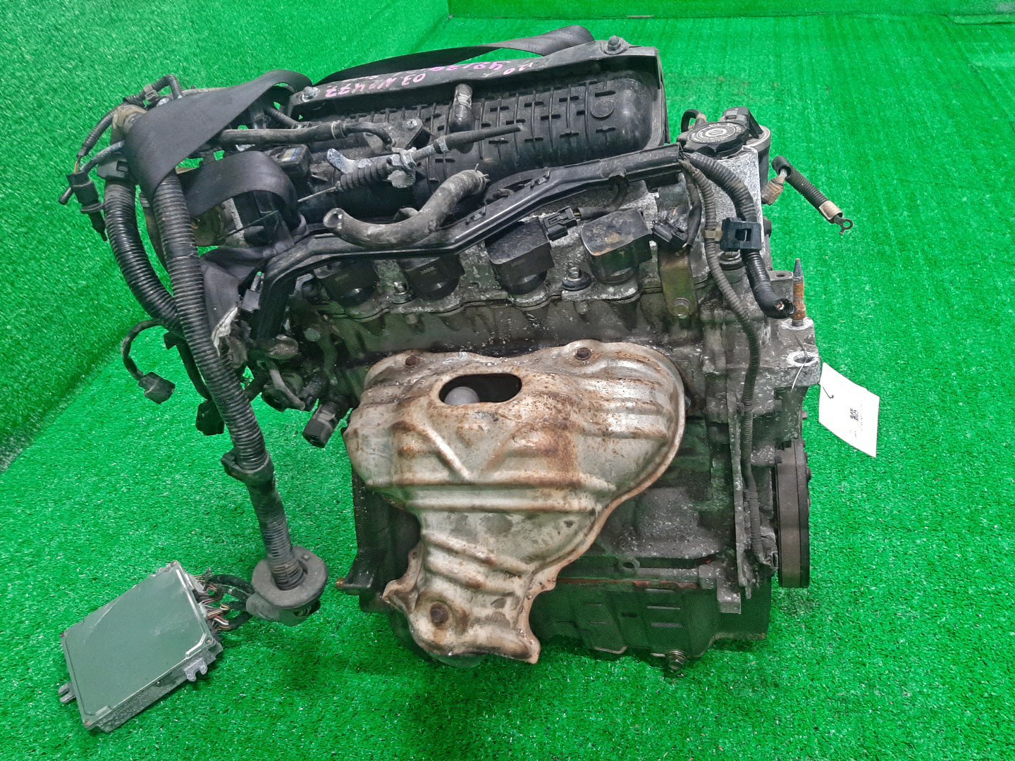 Двигатель HONDA FIT ARIA, FIT GD6, GD7, GD2, GD1 L13A I-DSI 3 ракурс