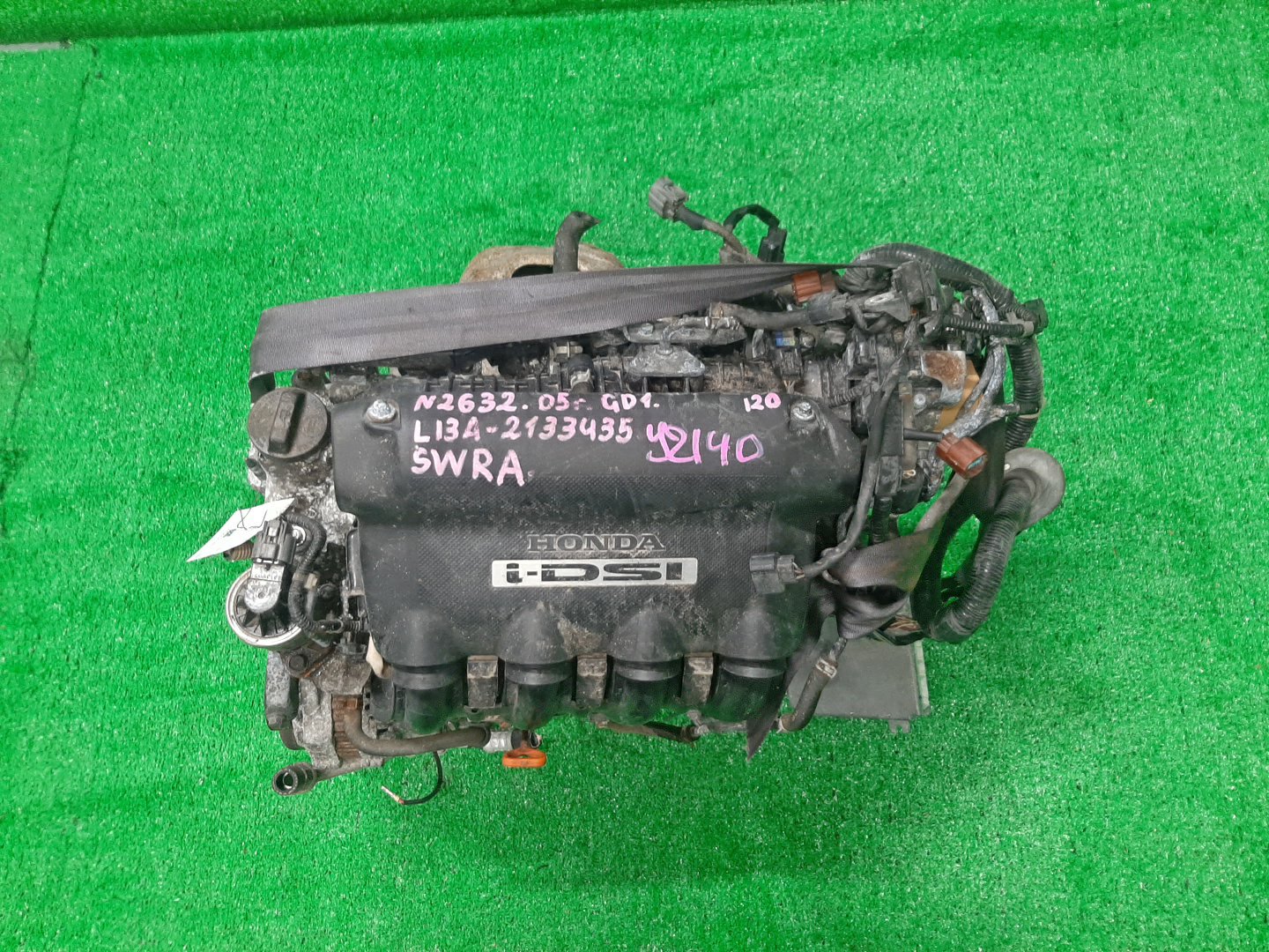 Двигатель HONDA FIT ARIA, FIT GD6, GD7, GD2, GD1 L13A I-DSI 1 ракурс