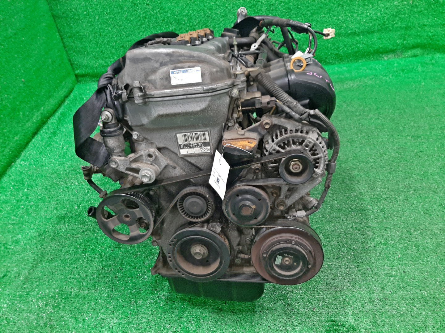 Двигатель TOYOTA VOLTZ ZZE136 1ZZ-FE MEX 2 ракурс