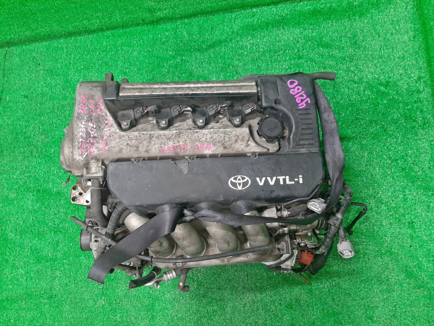 Двигатель TOYOTA CELICA, COROLLA FIELDER, ALLEX, COROLLA RUNX, WILL VS ZZT231, ZZE123G, ZZE123, ZZE128 2ZZ-GE 0144535 1 ракурс