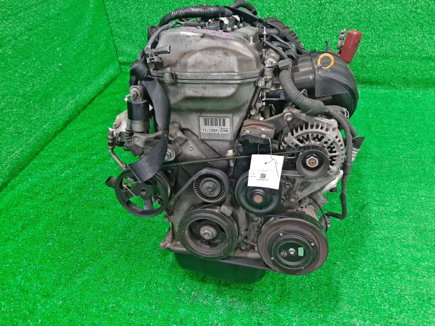 Двигатель TOYOTA CALDINA, CELICA, COROLLA, PREMIO, COROLLA SPACIO, ISIS, WISH, ALLION, COROLLA FIELDER, ALLEX, COROLLA RUNX, WILL VS, FIELDER ZGE20W, ZZT240, ZZT241W, ZZT230, ZZE122, ZNM10, ZNM10W, ZNM10G, ZNE10, ZNE10G, ZZE127 1ZZ-FE MEX 2 ракурс