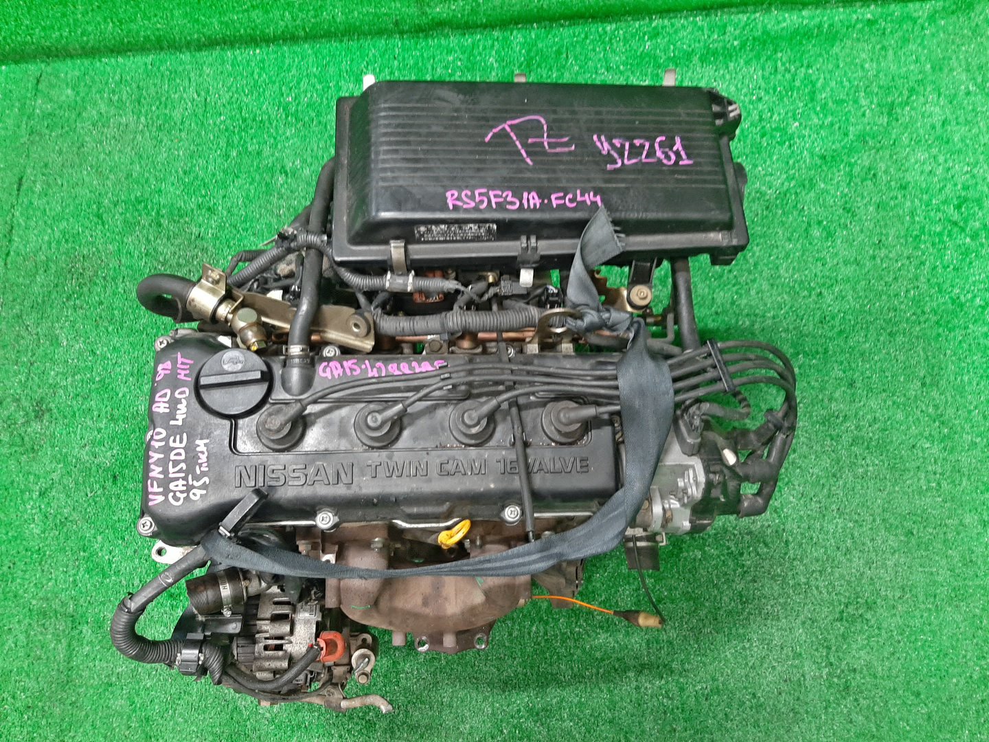 Двигатель NISSAN AD, PULSAR, SUNNY, WINGROAD, RASHEEN VFNY10, FNN15, FNB14, WFNY10, RFNB14 GA15DE 428838F 1 ракурс