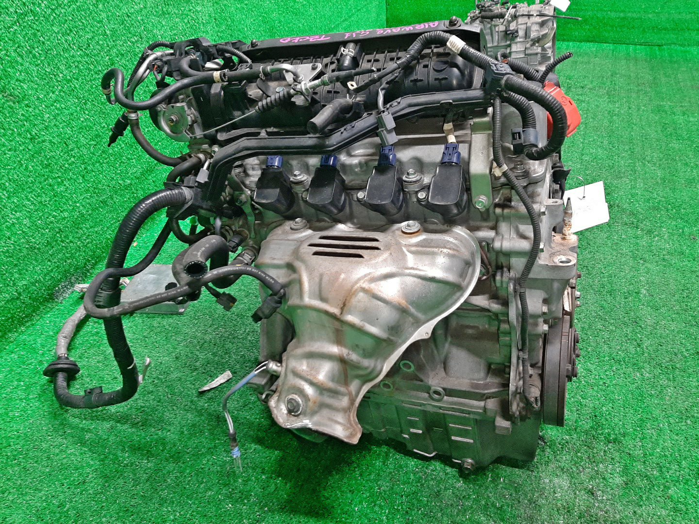 Двигатель HONDA AIRWAVE GJ1, GJ2 L15A VTEC 3 ракурс