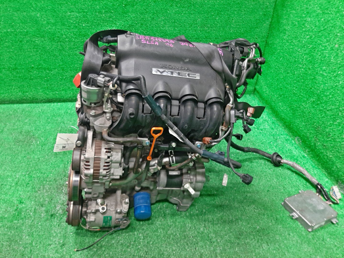 Двигатель HONDA AIRWAVE GJ1, GJ2 L15A VTEC 4 ракурс